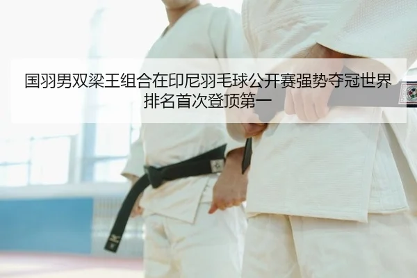 国羽男双梁王组合在印尼羽毛球公开赛强势夺冠世界排名首次登顶第一